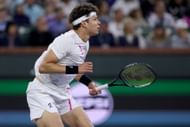 Ben Shelton at the 2024 BNP Paribas Open in Indian Wells, California - Getty Images